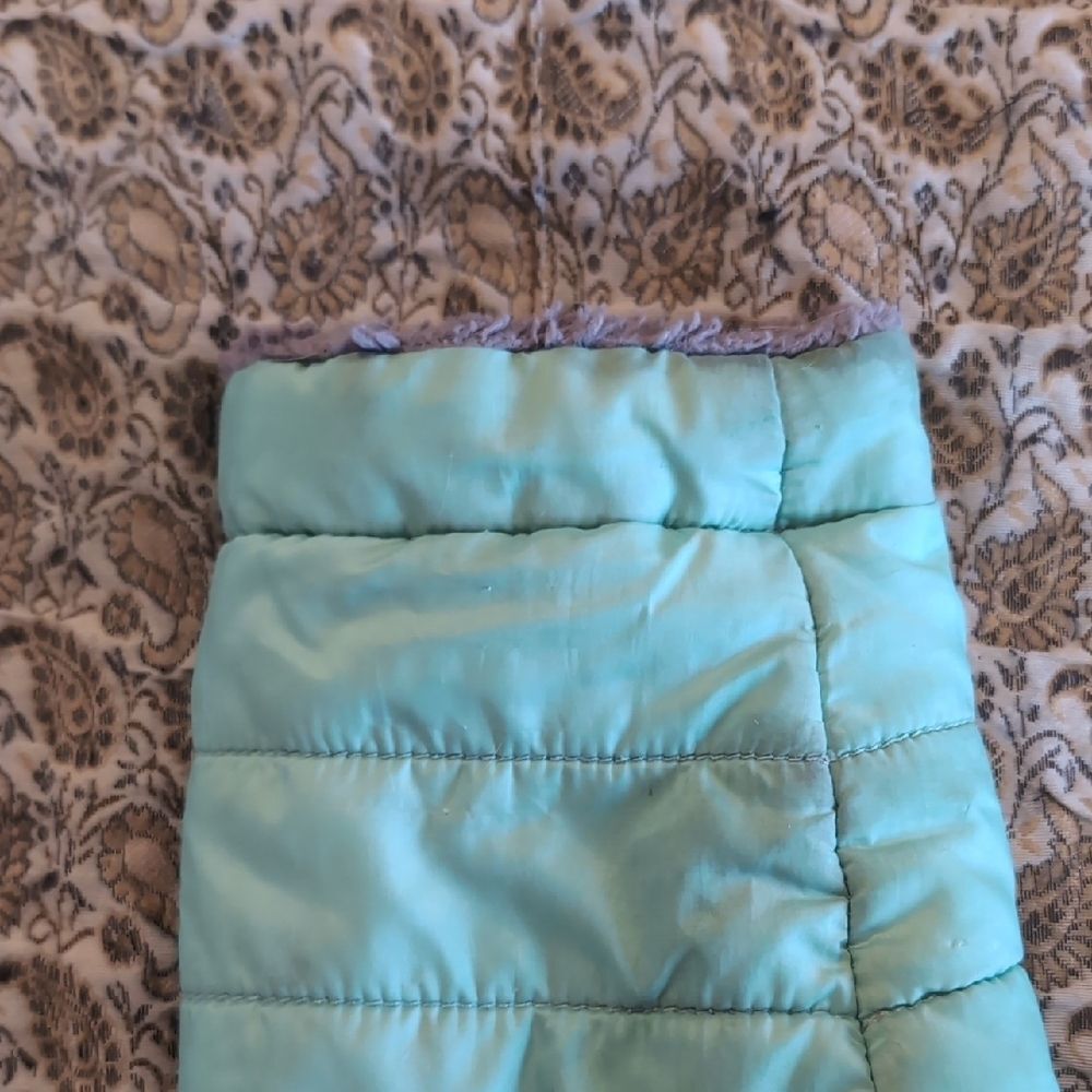 The North Face Kids Mint/Grey Reversible Jacket size 14 - Picture 7 of 10